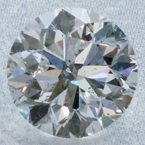 Natural 0.56 Carat G SI2 Round EGL Diamond