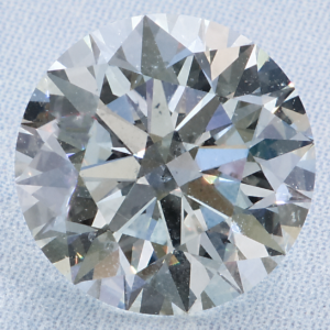 Natural 3 Carat H SI3 Round EGL Diamond