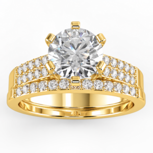 Diamond Wedding Semi-Mount Set (1/2cttw)
