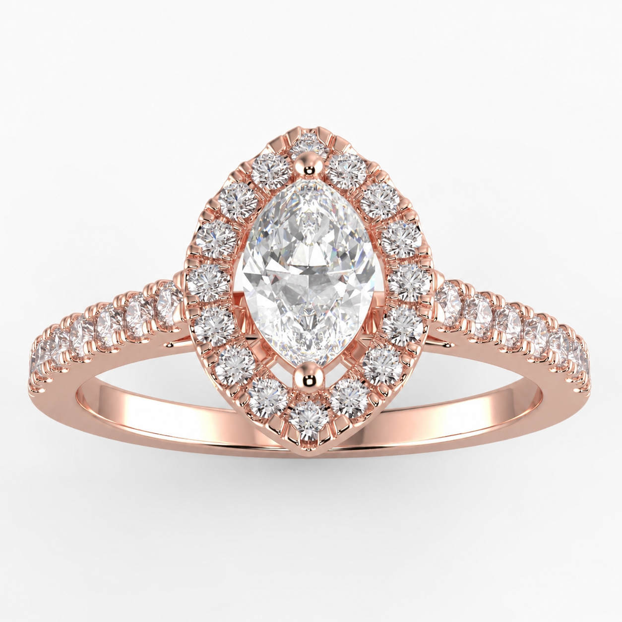 Diamond Halo Ring (1cttw)