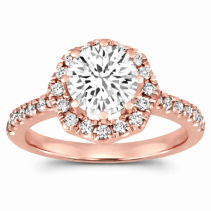 Diamond Halo Semi Mount (1/3cttw)