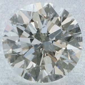 Natural 0.46 Carat G I1 Round EGL Diamond