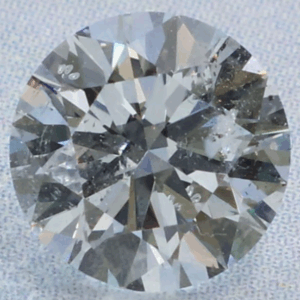 Natural 0.52 Carat F I1 Round EGL Diamond