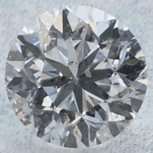 Natural 0.57 Carat F SI2 Round EGL Diamond