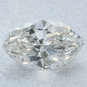 Natural 0.73 Carat H VS1 Marquise EGL Diamond