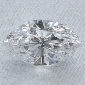 Natural 0.77 Carat D SI2 Marquise GIA Diamond