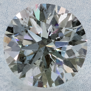 Natural 0.78 Carat G I1 Round EGL Diamond