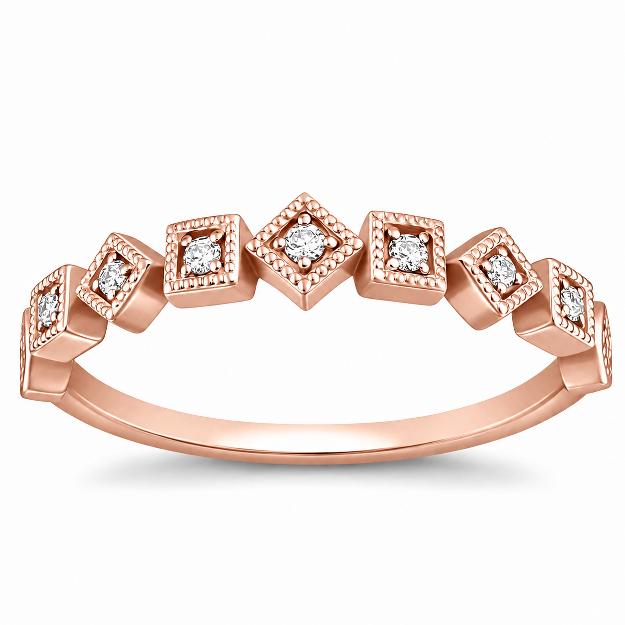 Stackable Diamond Anniversary Ring