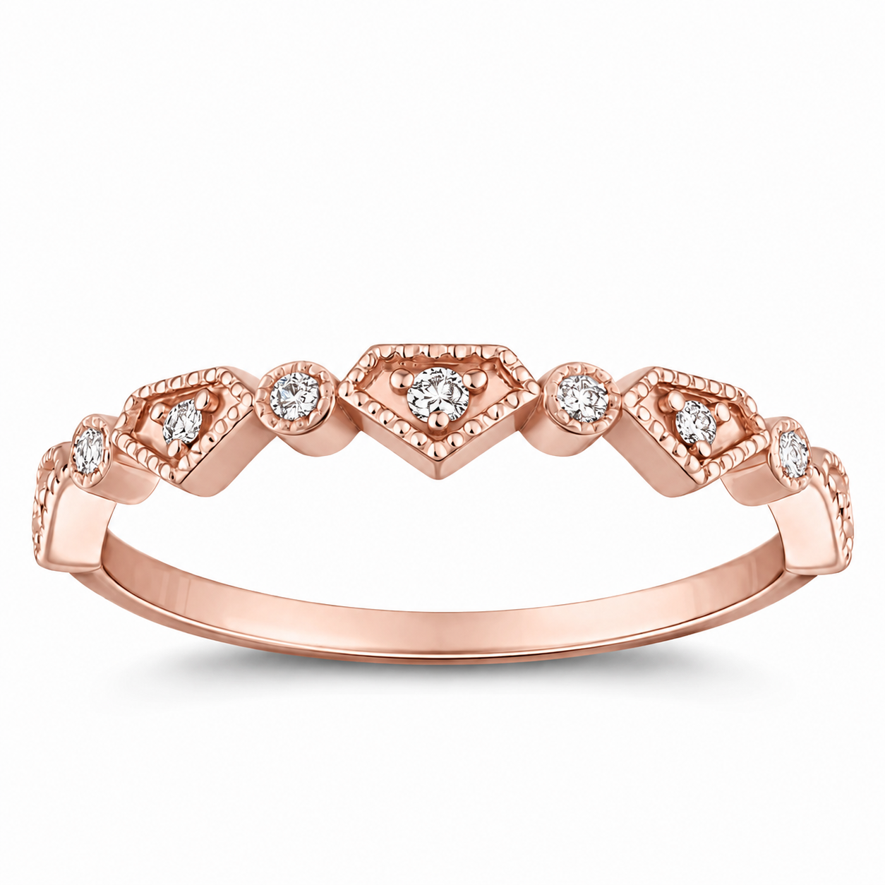 Stackable Diamond Anniversary Band