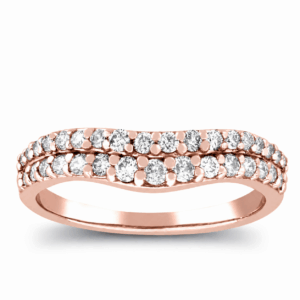 Diamond Curved Anniversary Band (1/2cttw)