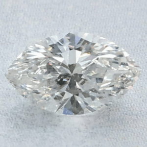 Natural 0.96 Carat K SI2 Marquise EGL Diamond