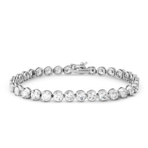 Natural Diamond Tennis Bracelet in 18k Gold (10.84cttw)