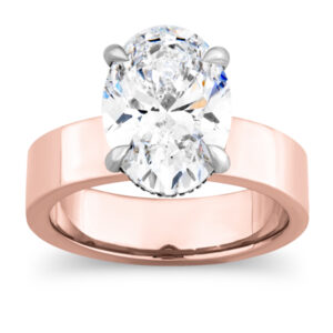 Certified Lab Grown Oval Diamond Hidden Halo Ring (4cttw)