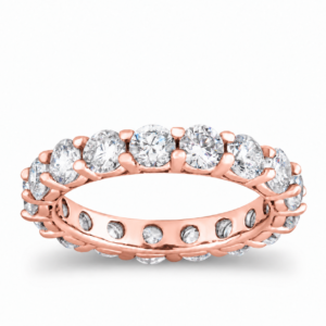Lab Grown Round Diamond Eternity Band (3cttw)