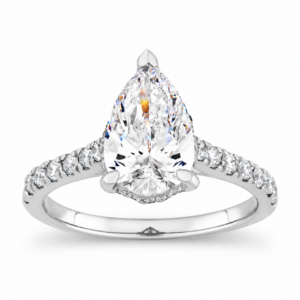IGI Certified Pear Lab Hidden Halo Ring (Starting from 2ct up to 5ct)
