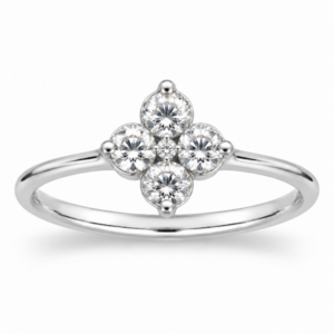 Flower Lab Diamond Ring (1/2cttw)